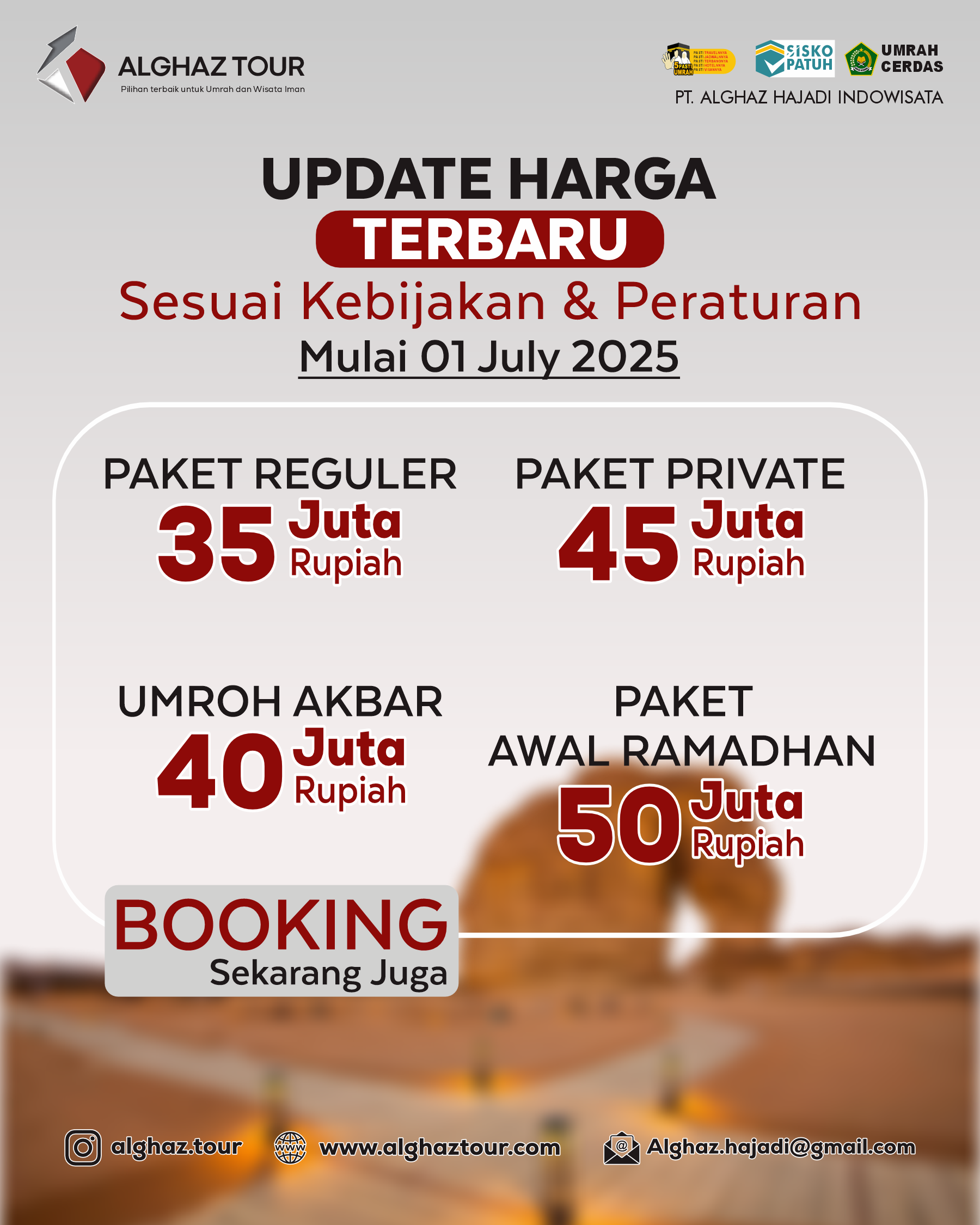 [Gambar suasana Masjidil Haram]